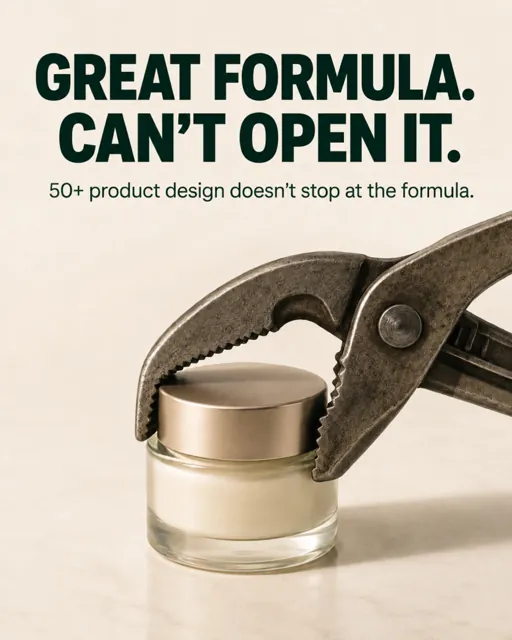 Illustration: Accessible Cosmetic Packaging: Make a Good Formula Easier to Use