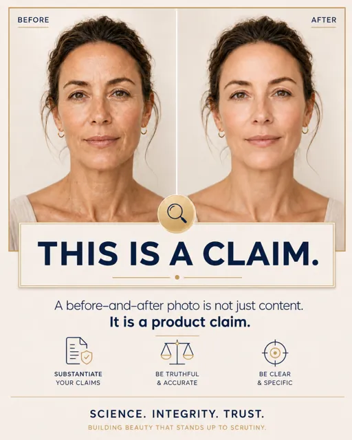 Illustration: Before-and-After Skincare Photos Are Product Claims