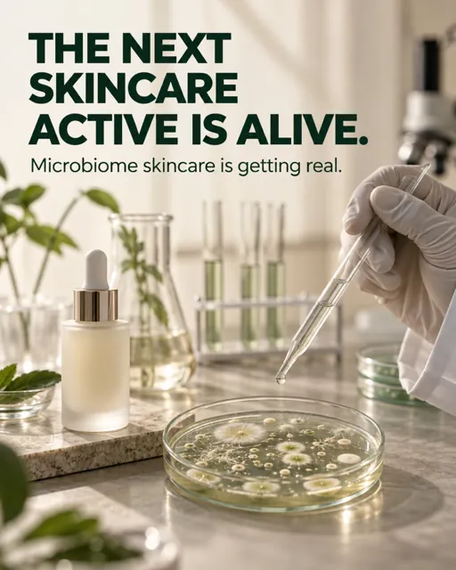 Illustration: Live Probiotics in Skincare: A Different Manufacturing Brief